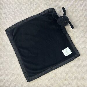 Pickles Black Puppy Dog Lovey Security Blanket Labrador Retriever